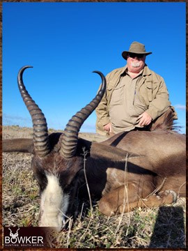 Trophy Hunting South Africa 40 African safari black springbok hunt with Nick Bowker.