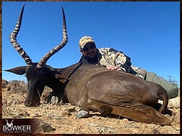 Trophy Hunting South Africa 131 Black Impala trophy hunting in South Africa.