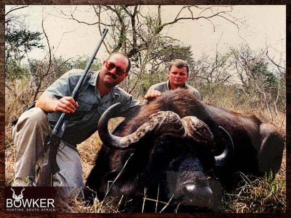 Plains Game Hunting in Africa - Hunt Plains Game with Nick Bowker 5 Cape Buffalo trophy. Cape Buffalo are considered dangerous game.