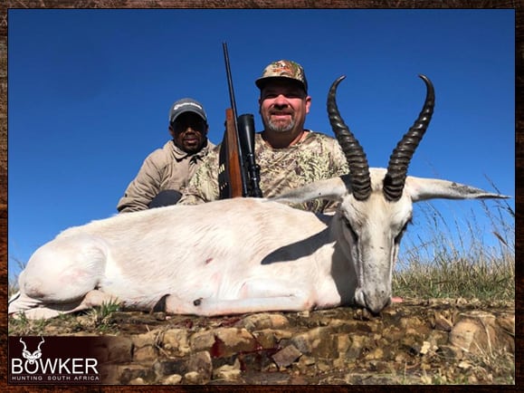 White Springbok Hunting - About White Springbok Hunts 6 Hunting White springbok safari style with Nick Bowker.