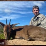 Common Grey Duiker Hunting - Expert Tips for Duiker Hunts 14 Duiker trophy hunted in the Eastern Cape South Africa.