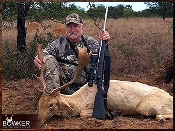 Trophy Hunting South Africa 31 White fallow deer hunted safari style.