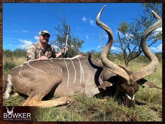 Gemsbok in the grasslands. A pair of good optics is a must while hunting in Africa. First time hunter in Africa with Nick Bowker.