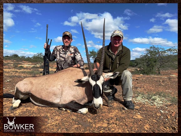 African Hunting Trip 5 Gemsbok trophy taken on our African hunting trip