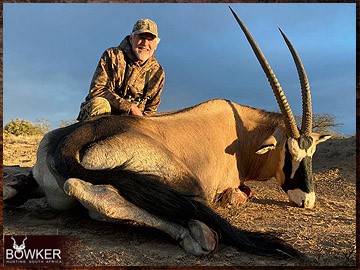 Trophy Hunting South Africa 73 Gemsbok hunted safari style.