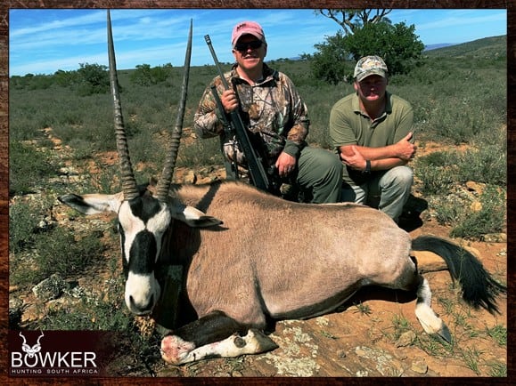 African Hunting Trip 13 Gemsbok trophy
