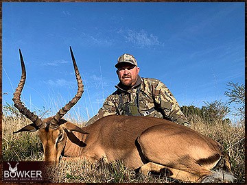 Trophy Hunting South Africa 130 Impala rifle hunted in Africa.