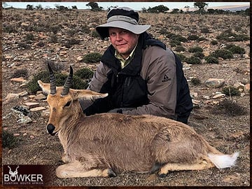 Trophy Hunting South Africa 68 Mountain Reedbuck hunting safari style.