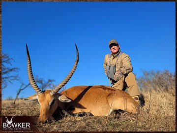 Trophy Hunting South Africa 128 Red Lechwe rifle hunted in Africa.