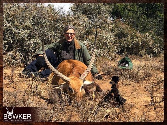 Hunting in Africa 4 Lechwe trophy shot while hunting in Africa