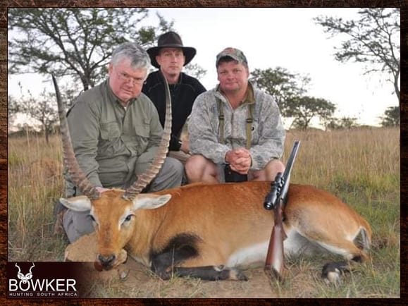 Red Lechwe Hunting. All You Need to Know About Lechwe Hunts 22 Red lechwe trophy shot with Nick Bowker Hunting.