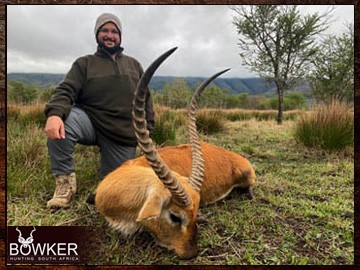Cape Buffalo Hunting Packages and Prices - Hunt Cape Buffalo 17 Red Lechwe trophy taken with Nick Bowker in South Africa.