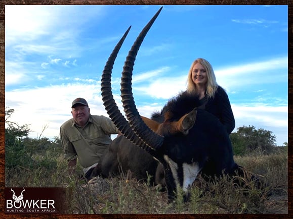 The Thrill of Sable Antelope Hunting: Guide to Hunting Sable 5 Sable antelope trophy shot with Nick Bowker Hunting