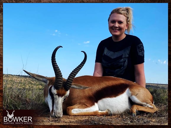 African safari hunt cost. Common springbok hunting