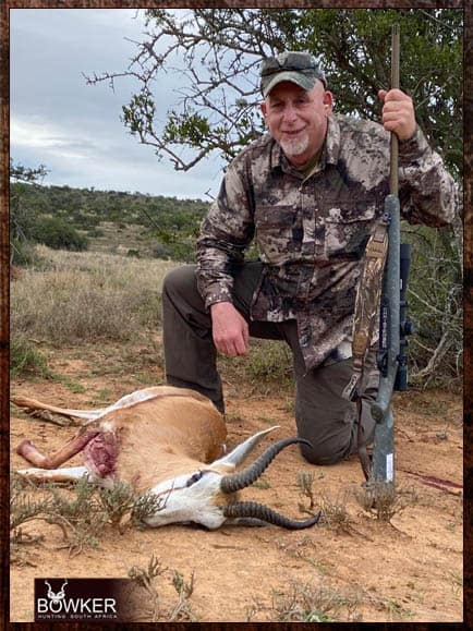 African Cull Hunt - come and enjoy some Trigger Time 26 Springbok shot