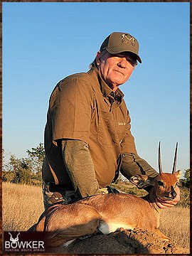 Trophy Hunting South Africa 159 Steenbok rifle hunted in Africa.