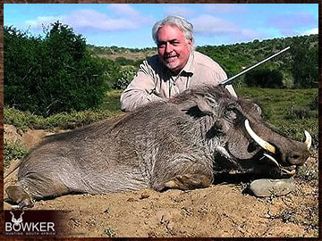 Trophy Hunting South Africa 55 Warthog hunted safari style.