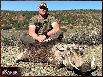 Trophy Hunting South Africa 45 Warthog hunted safari style.