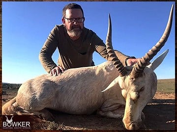 Trophy Hunting South Africa 75 White blesbok hunting in Africa.