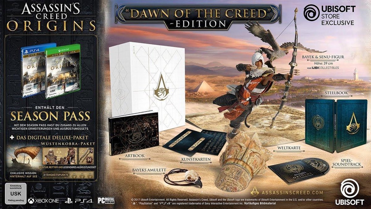 Assassins Creed Origins Dawn of the Creed Edition PS4