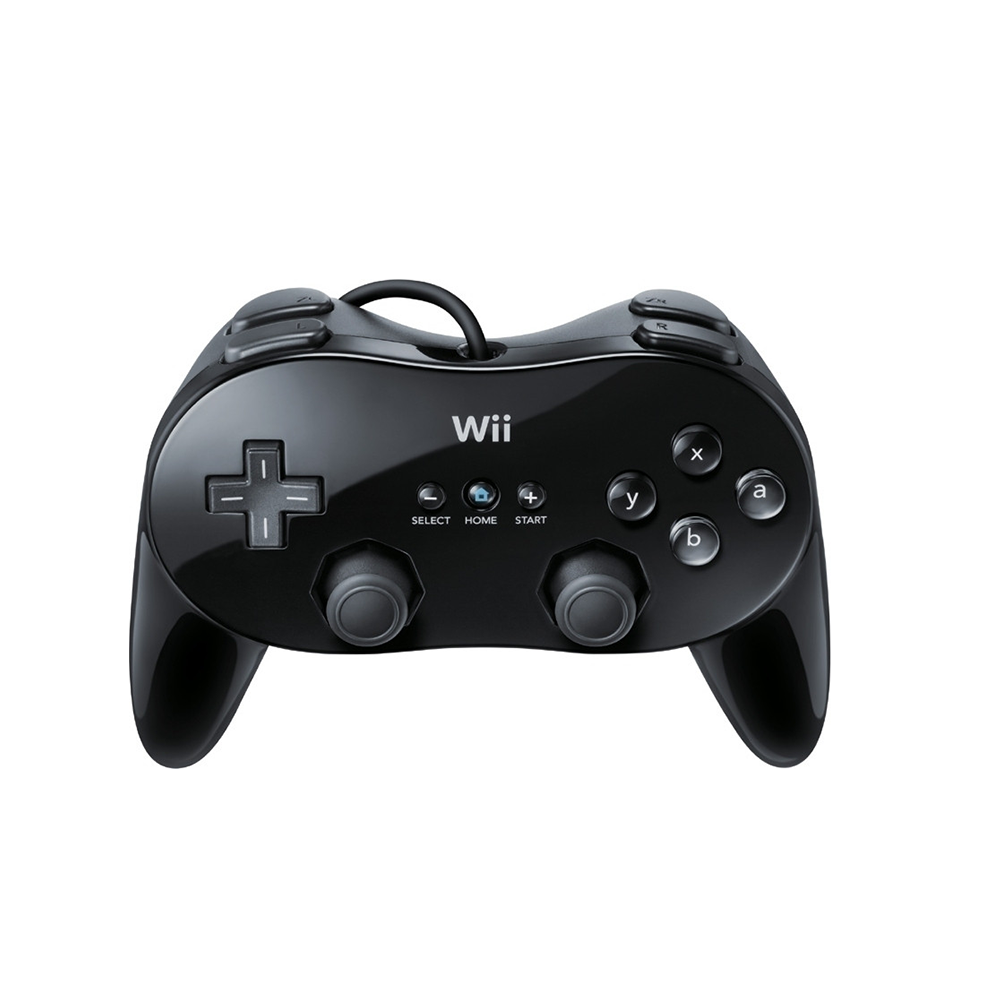 Nintendo Wii Classic Controller Pro (Zwart) (Refurbished)
