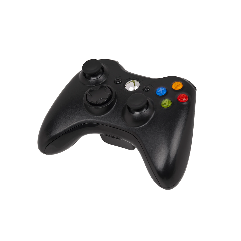 De Xbox 360 Controller Zwart S Refurbished