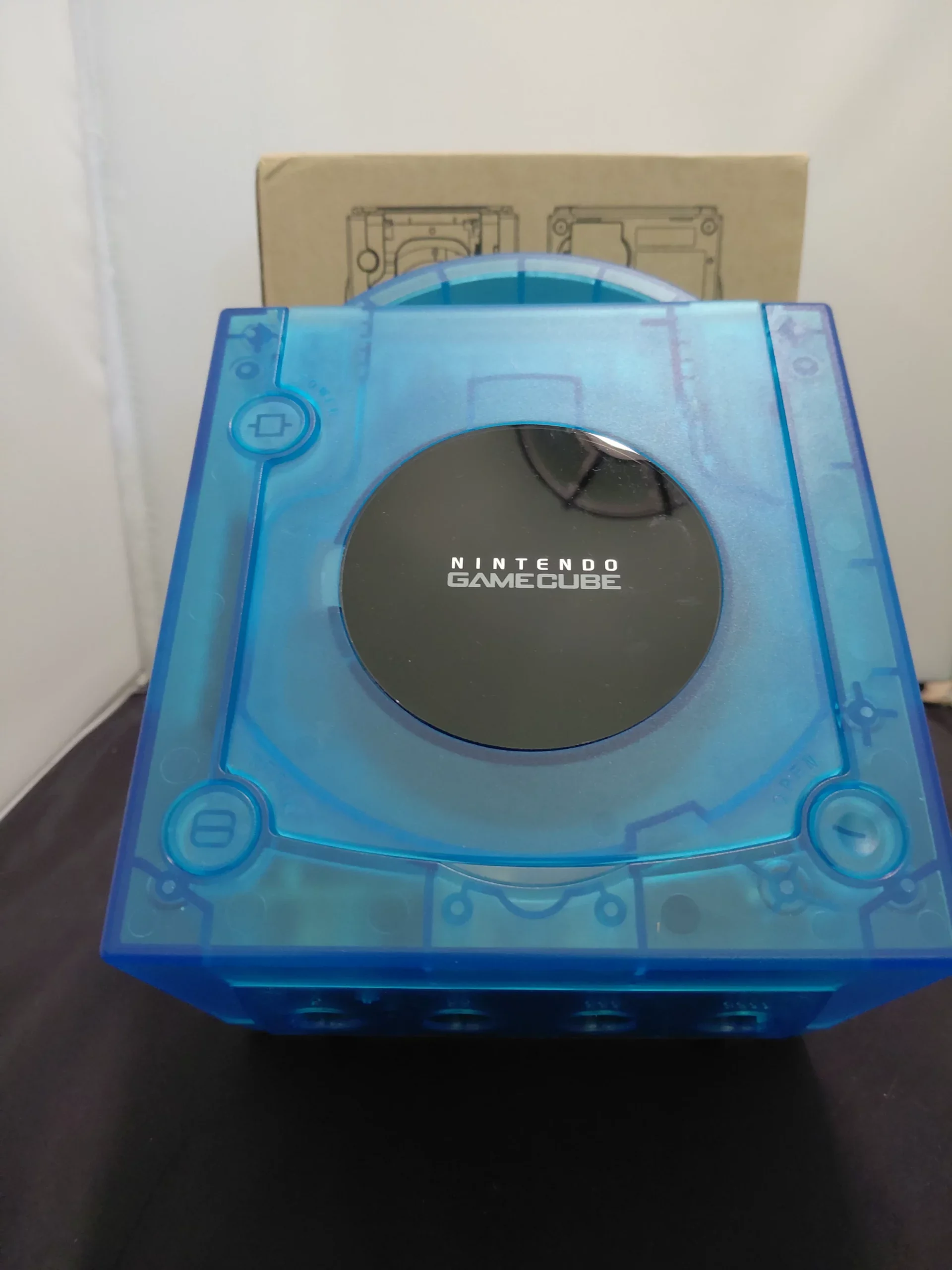 Nintendo GameCube Consoles (Ice Blue) (Bitfunx Reshell) (Refurbished) (Console Only) - Afbeelding 5
