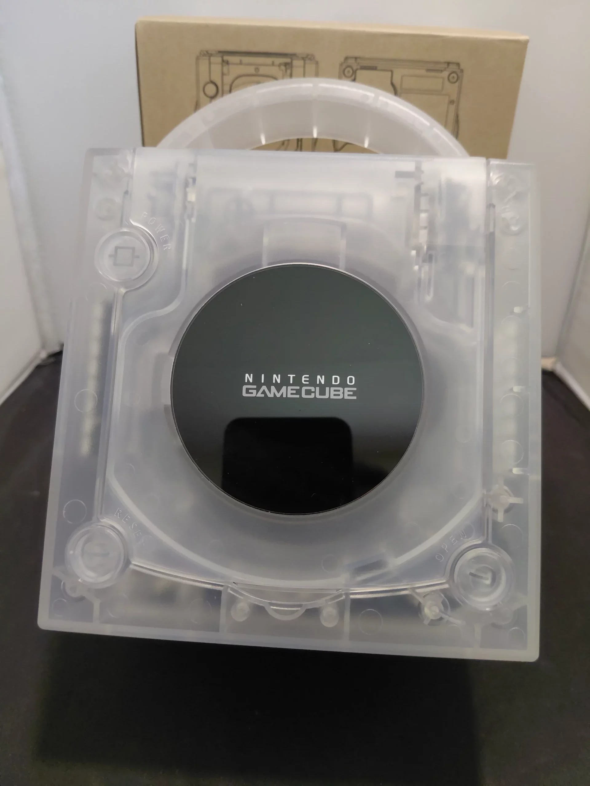 Nintendo GameCube Console (Transparant) (Bitfunx Reshell) (Refurbished) (Console Only) - Afbeelding 5