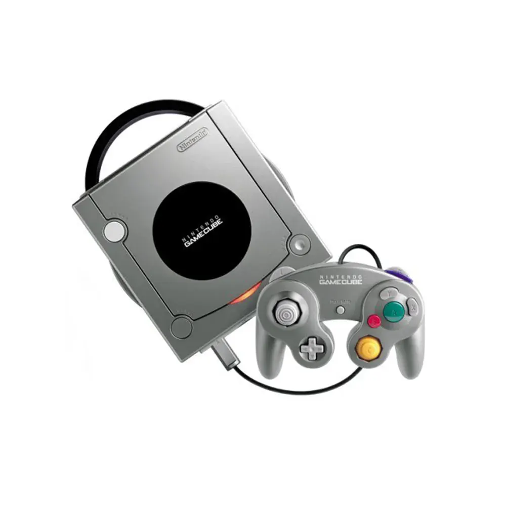 Nintendo GameCube Zilver + Controller & Memory Card