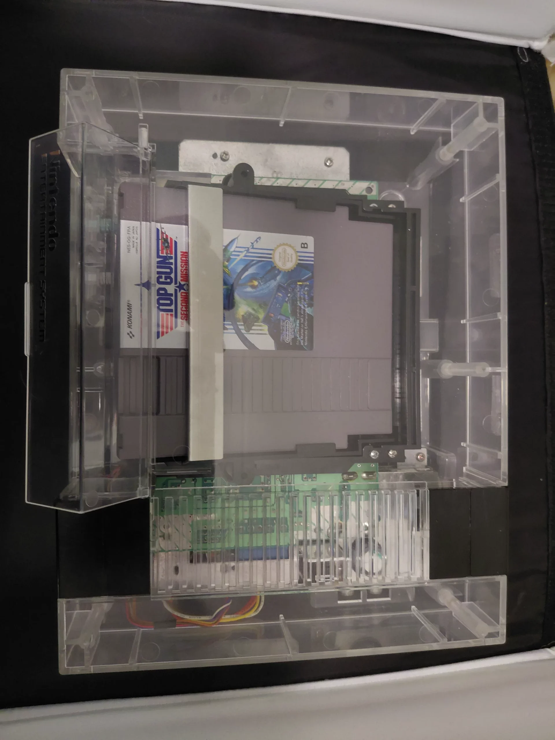 Nintendo NES (Console Only) (Refurbished) met Bitfunx Clear Shell - Afbeelding 6