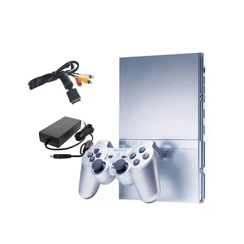PlayStation 2 Slim Zilver SCPH-75004