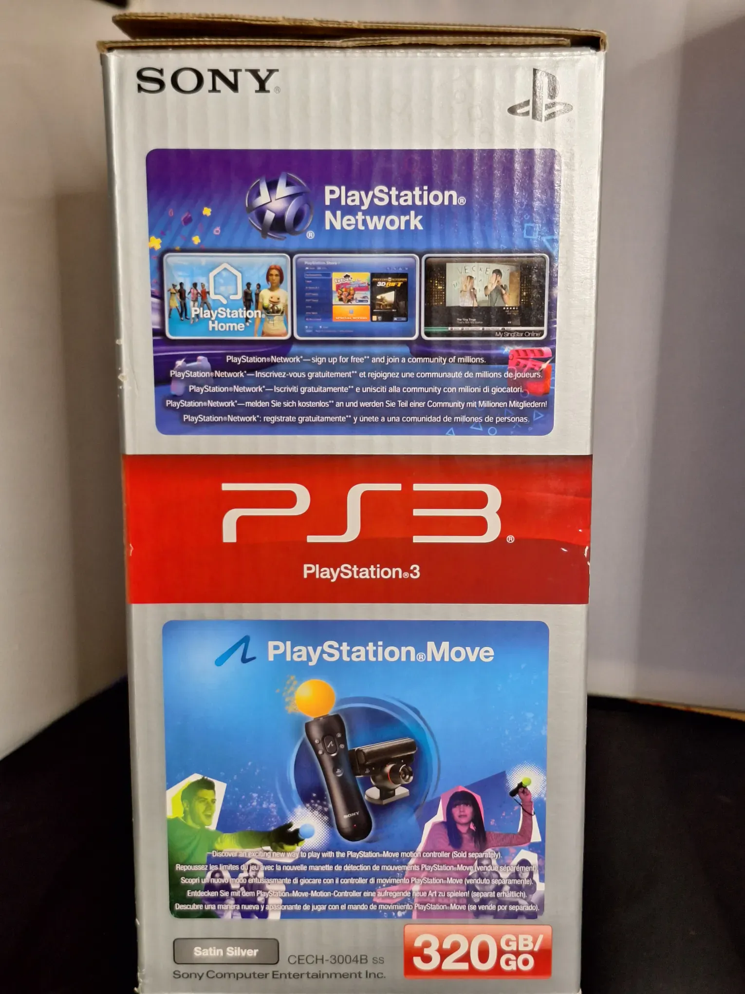 PlayStation 3 Slim Satin Silver 320GB (+ Extra Controller) Limited Edition (Refurbished) - Afbeelding 5
