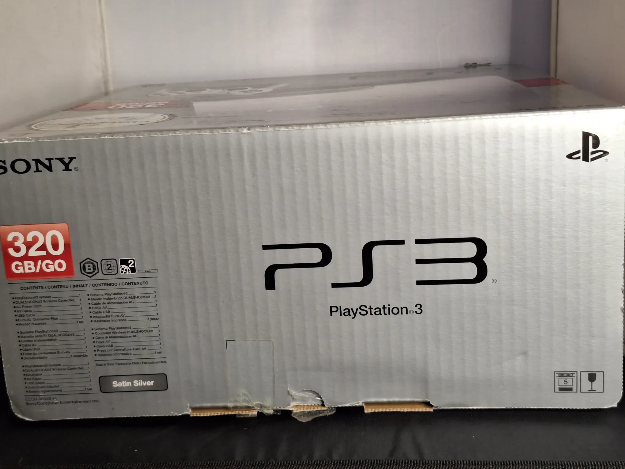 PlayStation 3 Slim Satin Silver 320GB (+ Extra Controller) Limited Edition (Refurbished) - Afbeelding 6