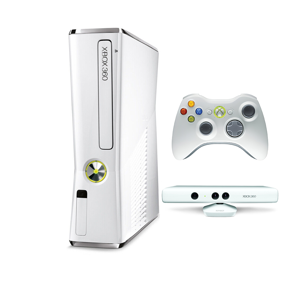 Xbox 360 Slim Bundel White Refurbished