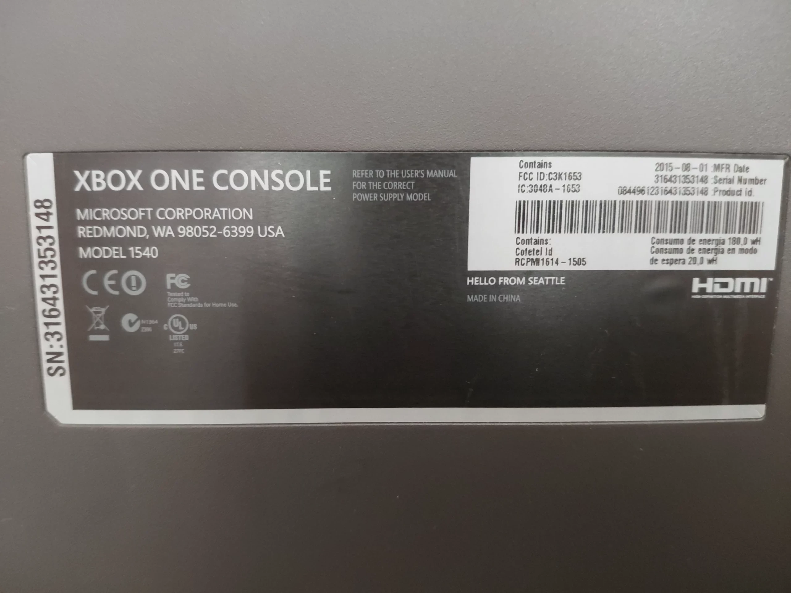 Xbox One 1TB - (Halo 5 Limited Edition) (Refurbished) - Afbeelding 3