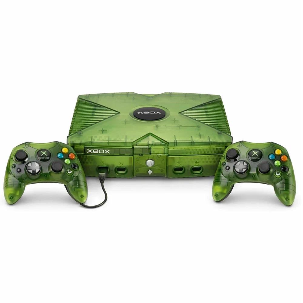 Xbox Original Crystal Green Limited Edition Console Refurbished