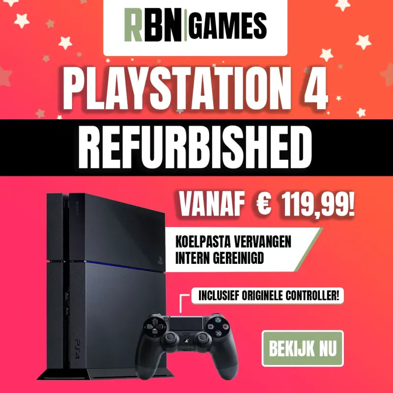 Refurbished PlayStation 4 Nederland en Belgi&euml;