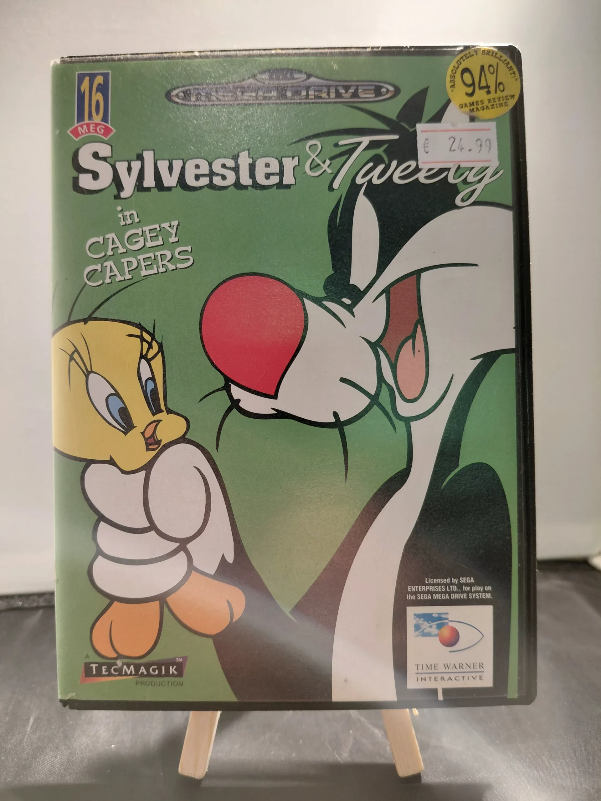 Sylvester & Tweety Cagey Capers SEGA Mega Drive (No Manual) (Boxed) - Afbeelding 2