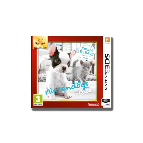 Nintendogs French Bulldog Nintendo 3DS