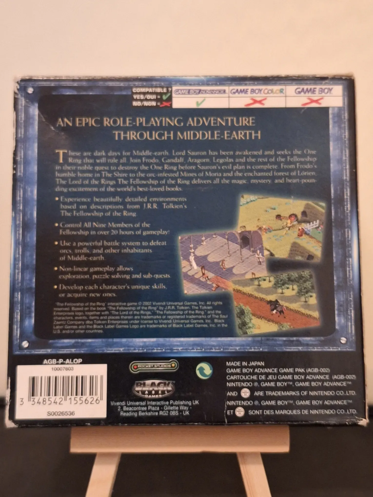 The Lord of the Rings: The Fellowship of the Ring Game Boy Advance (Complete) - Afbeelding 3