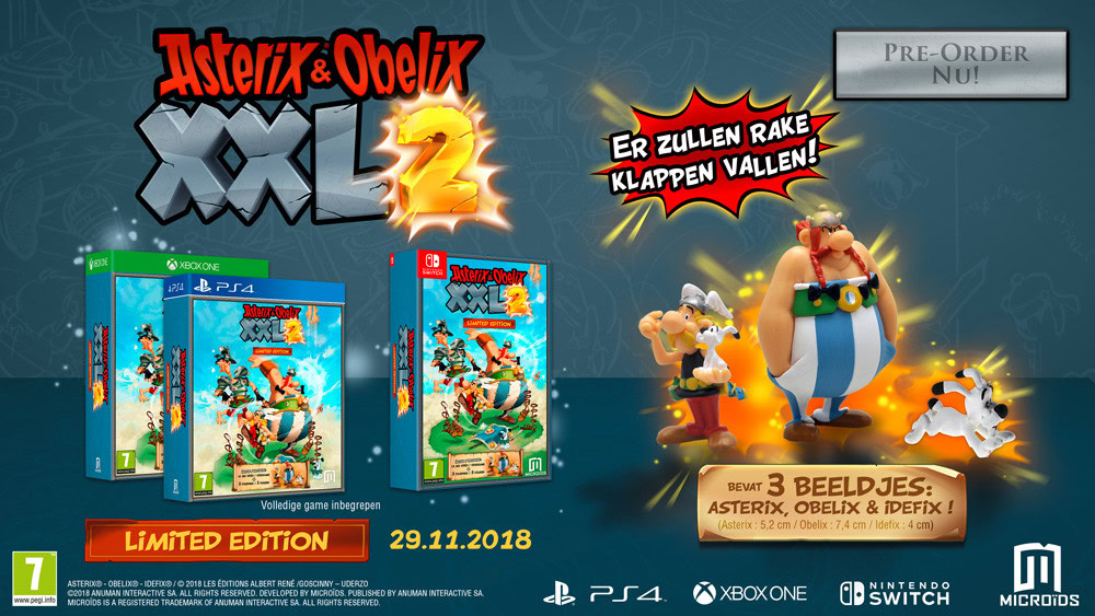 Asterix & Obelix XXL 2 Limited Edition Nintendo Switch