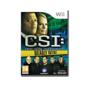 CSI Deadly Intent Nintendo Wii