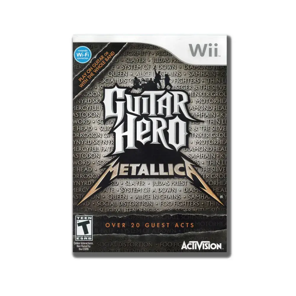 Guitar Hero Metallica Nintendo Wii
