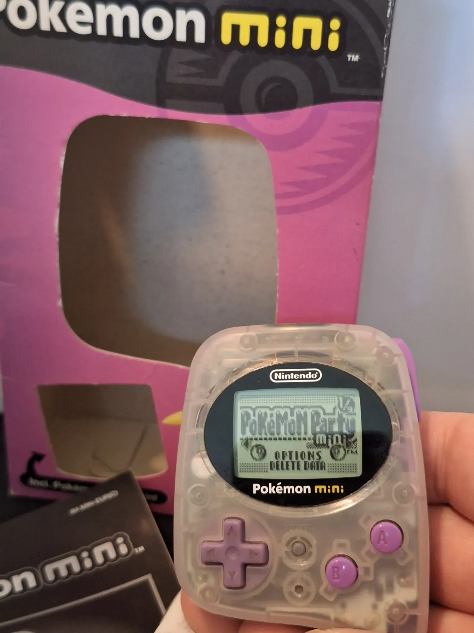 Pok&eacute;mon Mini Smoochum Purple Console - Afbeelding 6