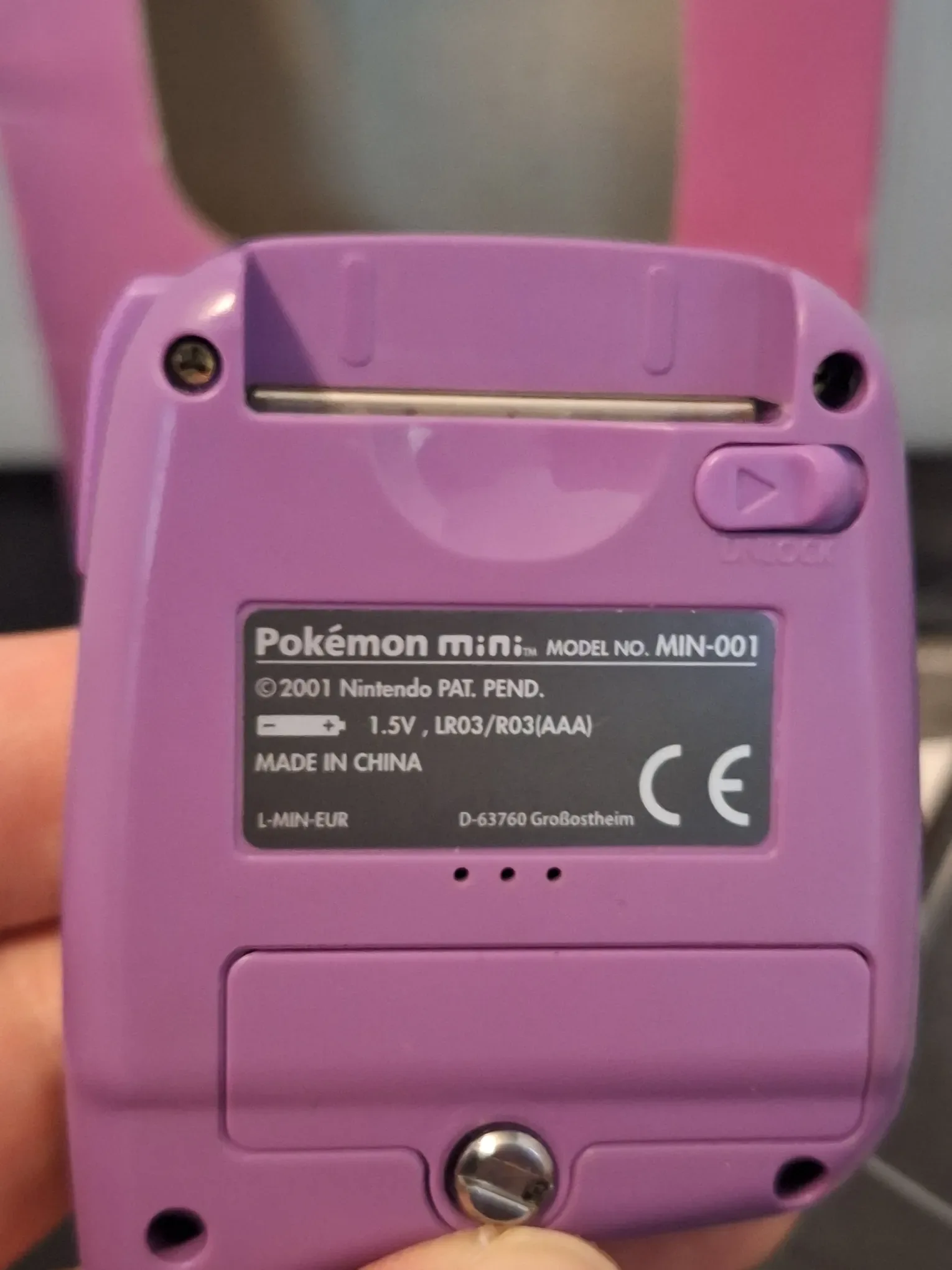 Pok&eacute;mon Mini Smoochum Purple Console - Afbeelding 8