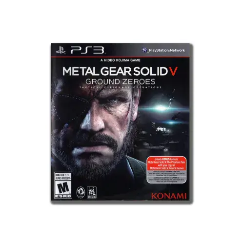 Metal Gear Solid V Ground Zeroes PlayStation 3