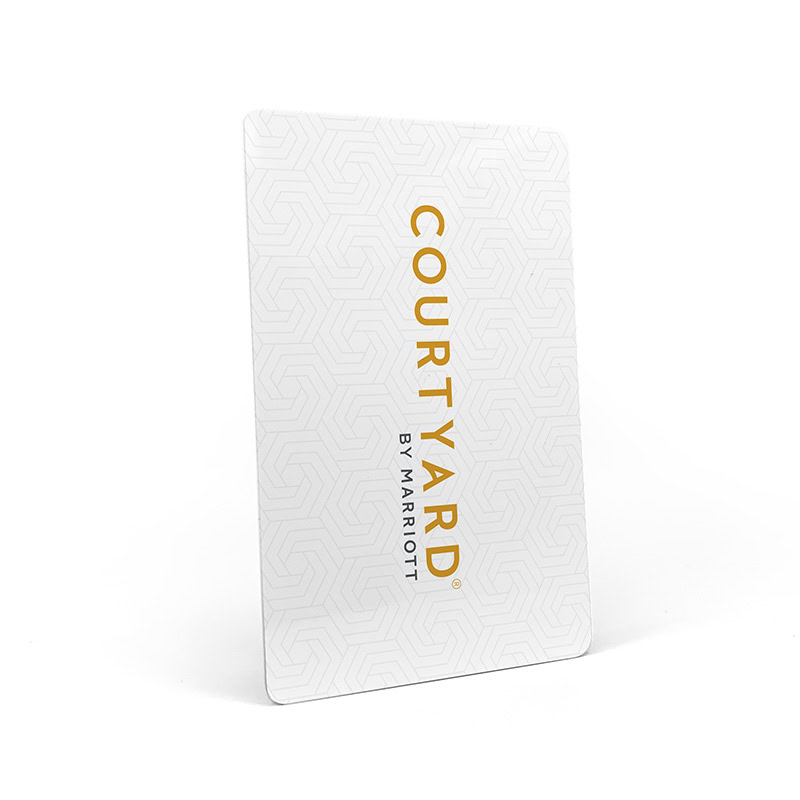 Courtyard Hotels Brand Standard White RFID Key Card