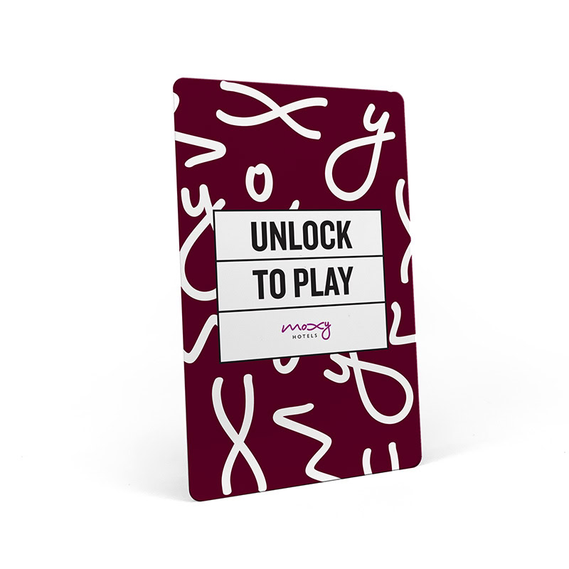 Moxy Hotel RFID Key Card - Unlock to Play - Image 2