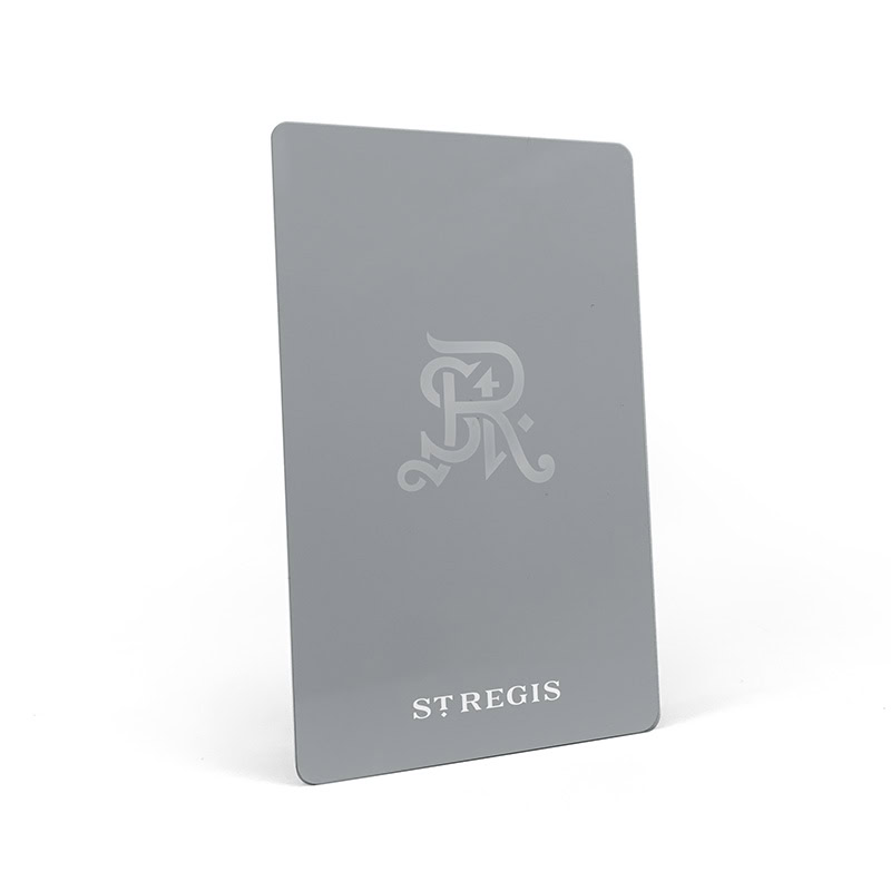 St Regis Gray RFID Hotel Key Card