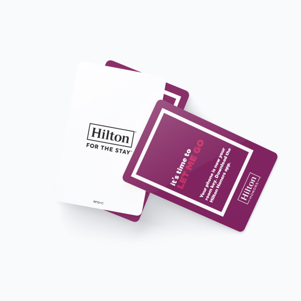 Hilton Honors Let Me Go NXP MIFARE Classic 1K RFID Key Cards - Image 3